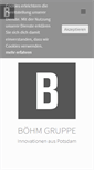 Mobile Screenshot of boehm-gruppe.com